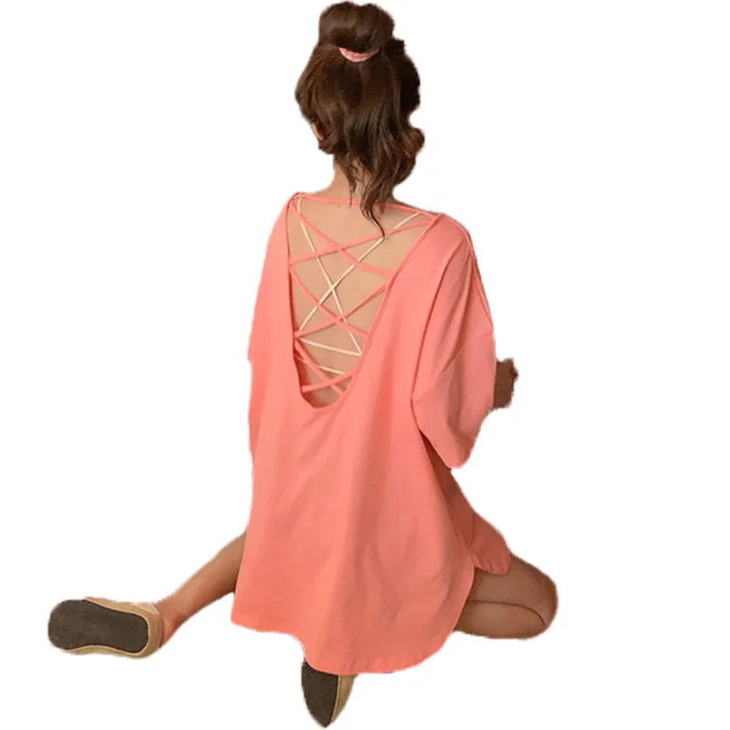 Summer 2023 new ins super hot sexy crossover open top loose t-shirt women's popular sexy comfortable o-neck t-shirt
Summer 2023 new ins super hot sexy crossover open top loose t-shirt women's popular sexy comfortable o-neck t-shirt