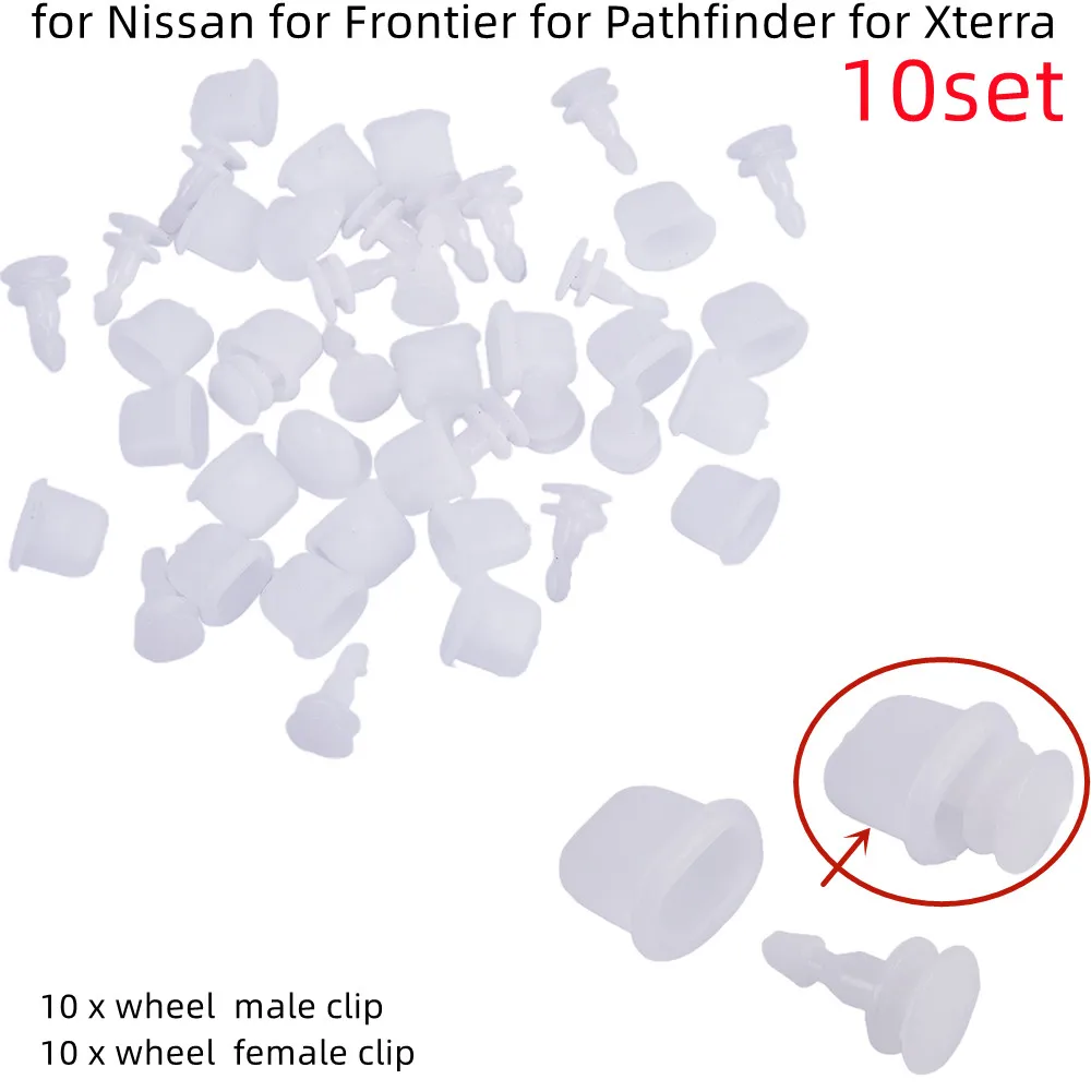 10 комплектов зажимов для раструба колеса, подходит для Nissan Frontier Pathfinder Xterra, мужской/женский зажим, защитная пластина для двери, клей для ногтей D408 Accesso
10 комплектов зажимов для раструба колеса, подходит для Nissan Frontier Pathfinder Xterra, мужской/женский зажим, защитная пластина для двери, клей для ногтей D408 Accesso