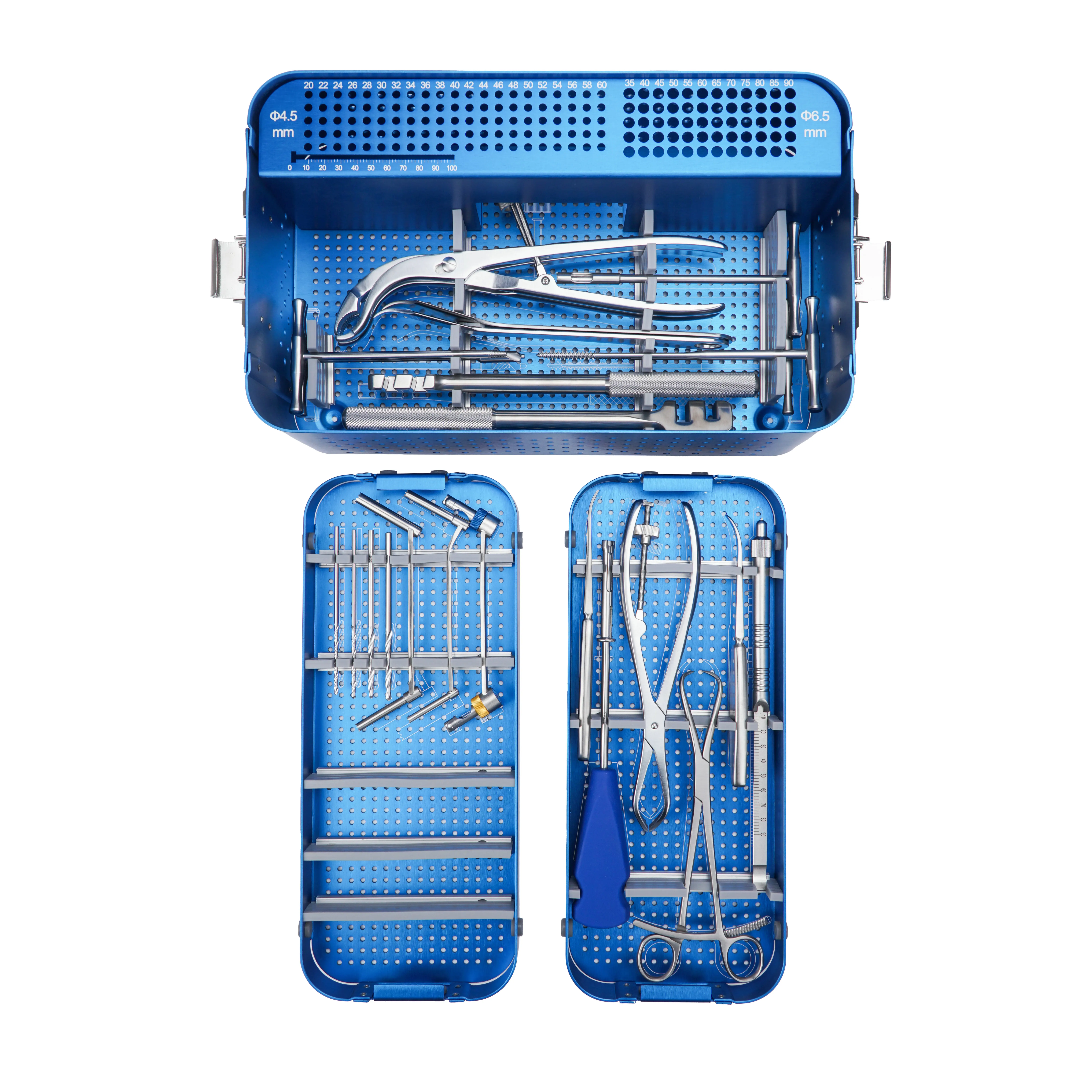 High temperature disinfection orthopedic surgical instruments trauma plate Large Fragment Instrument Set
High temperature disinfection orthopedic surgical instruments trauma plate Large Fragment Instrument Set