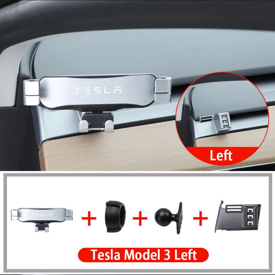 Car Mobile Phone Holder Cell Phone Holder For Tesla Model 3 2021 Model Y Air Outlet Clip Mount GPS Stand Bracket Accessories
Car Mobile Phone Holder Cell Phone Holder For Tesla Model 3 2021 Model Y Air Outlet Clip Mount GPS Stand Bracket Accessories