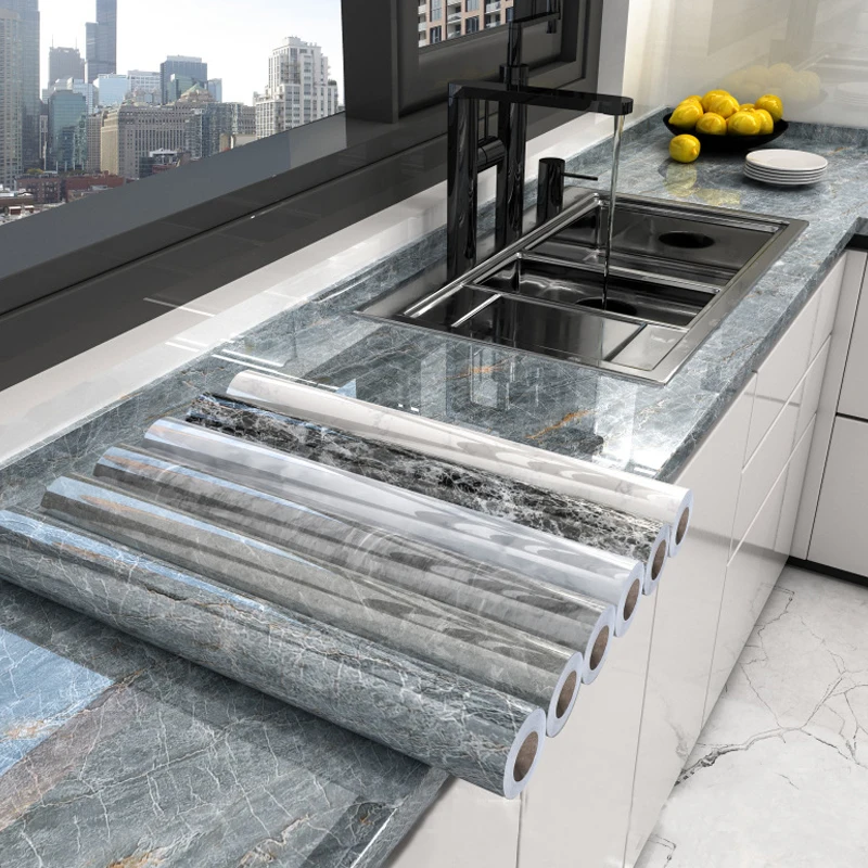 Marble Self Adhesive Wallpaper Vinyl Film for Bathroom Kitchen Cupboard Countertops Contact Paper Waterproof PVC Wall Stickers
Marble Self Adhesive Wallpaper Vinyl Film for Bathroom Kitchen Cupboard Countertops Contact Paper Waterproof PVC Wall Stickers