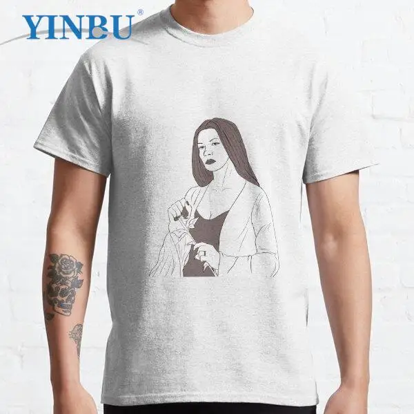 Morticia Addams Printed t-shirt YINBU Brand 2023 High quality Graphic Tee
Morticia Addams Printed t-shirt YINBU Brand 2023 High quality Graphic Tee