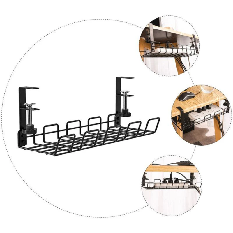 1Pc Under Desk Wire Storage Rack Cable Board Container Chic Wire Organizer Under Table Storage Rack Wire Patch Finishing Rack
1Pc Under Desk Wire Storage Rack Cable Board Container Chic Wire Organizer Under Table Storage Rack Wire Patch Finishing Rack
