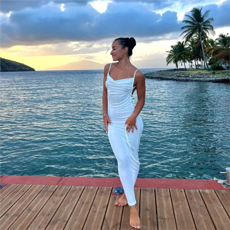 Women Summer Clothing 2023 Beach Suit Dress Cover Up New Pure Color Dewy Female Slim One Back Solid Spandex Tunic Saida De Praia
Women Summer Clothing 2023 Beach Suit Dress Cover Up New Pure Color Dewy Female Slim One Back Solid Spandex Tunic Saida De Praia