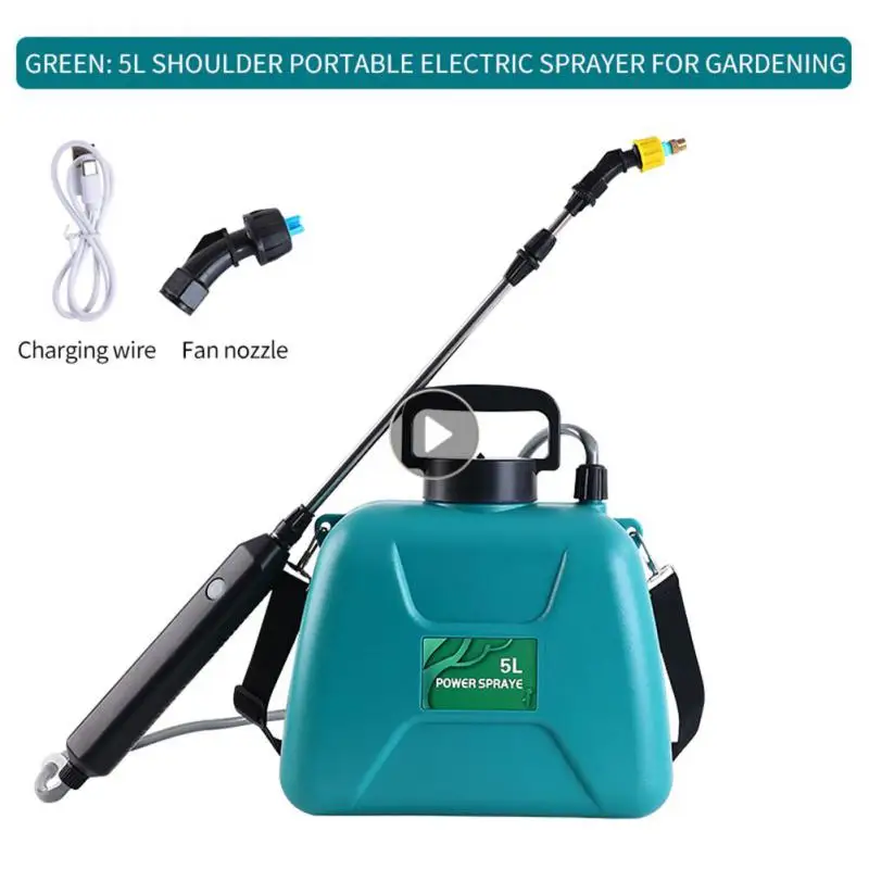 5L Electric Sprayer Garden Automatic Atomization USB Rechargeable Plant Sprayer Bottle Sprinkler Watering Can Garden Irrigation 
5L Electric Sprayer Garden Automatic Atomization USB Rechargeable Plant Sprayer Bottle Sprinkler Watering Can Garden Irrigation