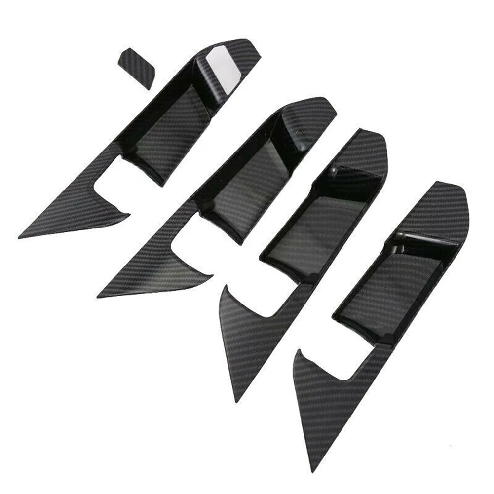 5X For RAV4 Frame Cover Trim Handle Car Interior-Door Carbon Fiber Correct Connector Direct Installation Durable
5X For RAV4 Frame Cover Trim Handle Car Interior-Door Carbon Fiber Correct Connector Direct Installation Durable