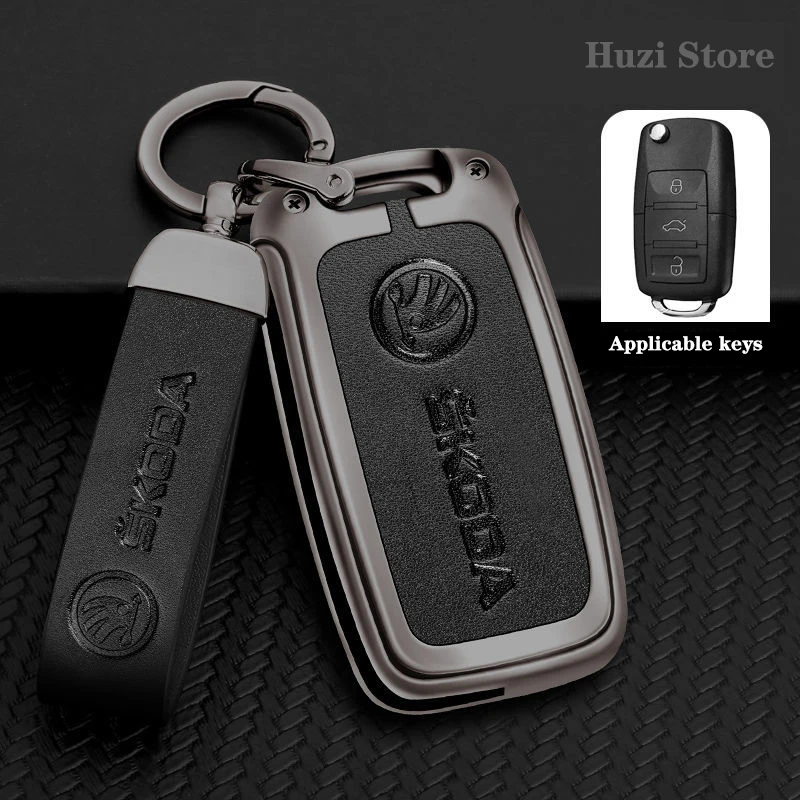 3/4 button zinc alloy leather car key case keyless flip key case For Skoda Superb A7 Octavia A8 Kodiaq Karoq Rapid Fabia
3/4 button zinc alloy leather car key case keyless flip key case For Skoda Superb A7 Octavia A8 Kodiaq Karoq Rapid Fabia