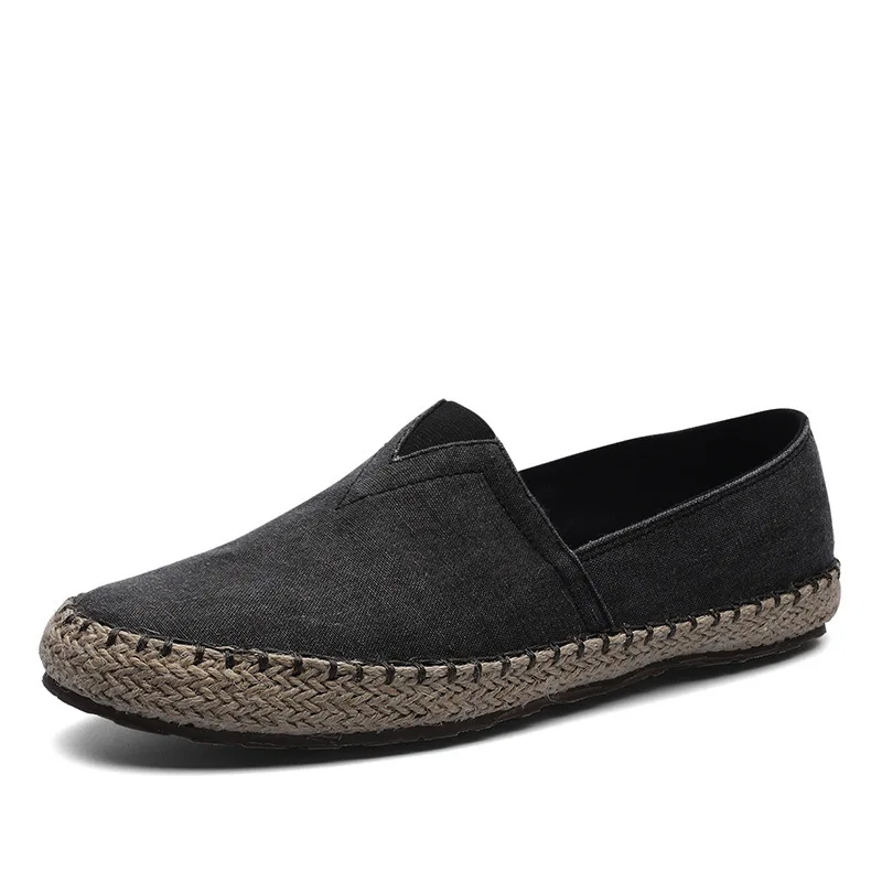 Men's Flat Canvas Shoes High quality Espadrilles Footwear Hemp Lazy Flats For Men Moccasins Male Loafers Driving Shoes
Men's Flat Canvas Shoes High quality Espadrilles Footwear Hemp Lazy Flats For Men Moccasins Male Loafers Driving Shoes