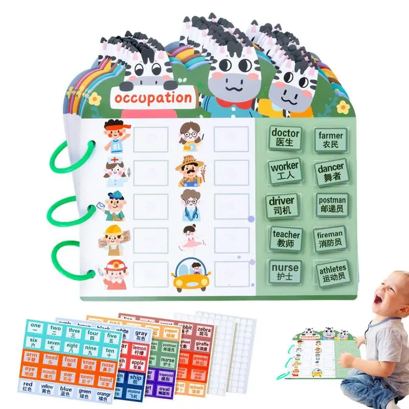 Busy Book Attractive Busy Book For Toddlers 1-3 Kids Stickers Learning Materials Infant Puzzle Enlightenment Early Montessori
Busy Book Attractive Busy Book For Toddlers 1-3 Kids Stickers Learning Materials Infant Puzzle Enlightenment Early Montessori