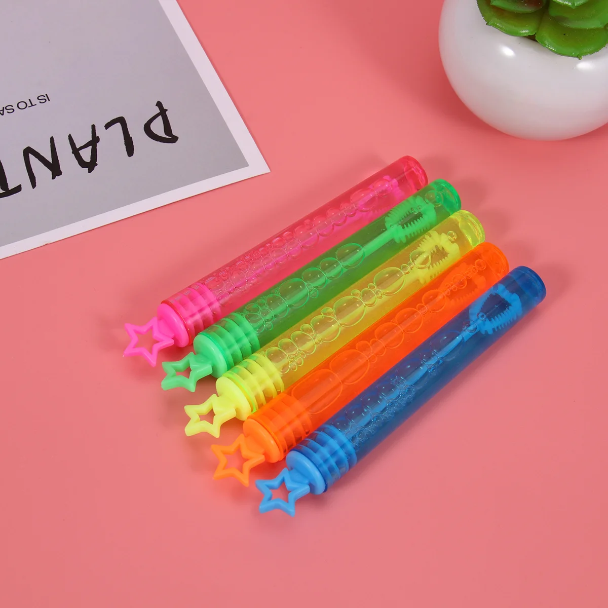20 Pcs Mini Bubble Wand Set Colorful Funny Party Favor Bubble Sticks Kids Summer Toys for Parks Outdoors Kids Party
20 Pcs Mini Bubble Wand Set Colorful Funny Party Favor Bubble Sticks Kids Summer Toys for Parks Outdoors Kids Party