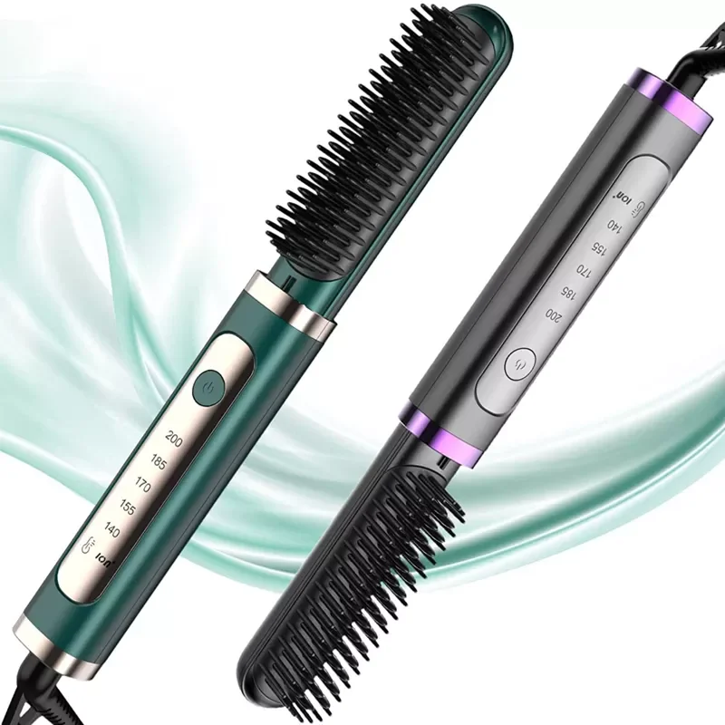 Hair Straightener Hot Comb Brush Negative Ion Heating Hair Straightener Curler Brush Fast Heating Hair Styles Tools
Hair Straightener Hot Comb Brush Negative Ion Heating Hair Straightener Curler Brush Fast Heating Hair Styles Tools