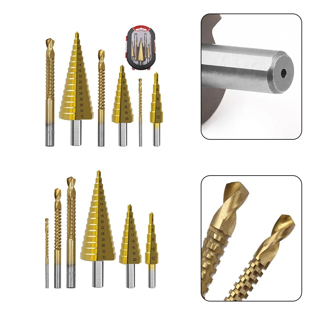6Pcs Straight Step Drill Bit Saw Drill Bit Set HSS Wood Metal Hole Cutter 3 6 8mm For Woodworking Metal Core Hole Opener
6Pcs Straight Step Drill Bit Saw Drill Bit Set HSS Wood Metal Hole Cutter 3 6 8mm For Woodworking Metal Core Hole Opener
