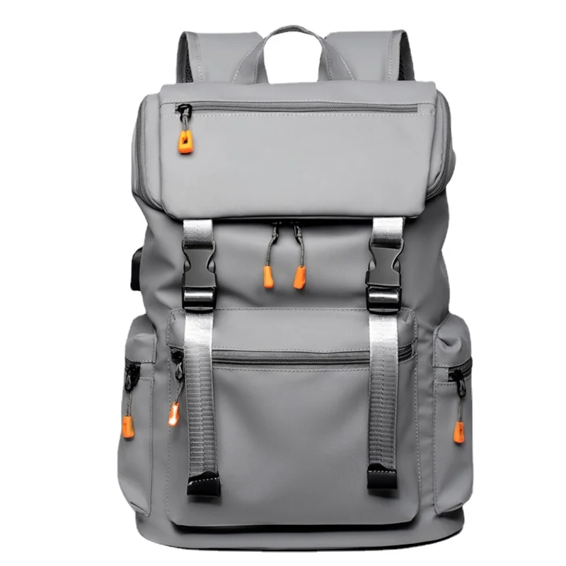 

Travel 15.6 inch Male Mochila Laptop Backpack Business Backpack with USB Charging Port Gifts for Men and Women Splashproof Nylon