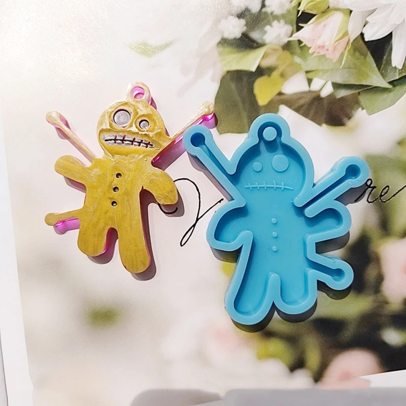 124A Shiny Glossy Silicone Resin Molds Little Man Doll Ornament Mold DIY Keychain Pendant Jewelry Epoxy Resin Crafting Molds
124A Shiny Glossy Silicone Resin Molds Little Man Doll Ornament Mold DIY Keychain Pendant Jewelry Epoxy Resin Crafting Molds