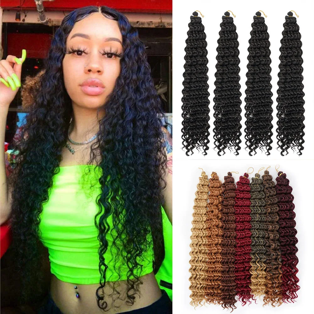 

Synthetic Beyond 20 Inch Loose Deep Wave Bundles Hair Weave Bundles Curly Bundle Water Wholesale Raw Virgin Remy