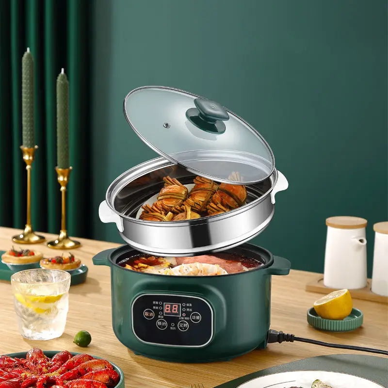 Electric cooking pot household multi-function rice cooking pot electric hot pot electric frying pot dormitory small electric pot
Electric cooking pot household multi-function rice cooking pot electric hot pot electric frying pot dormitory small electric pot