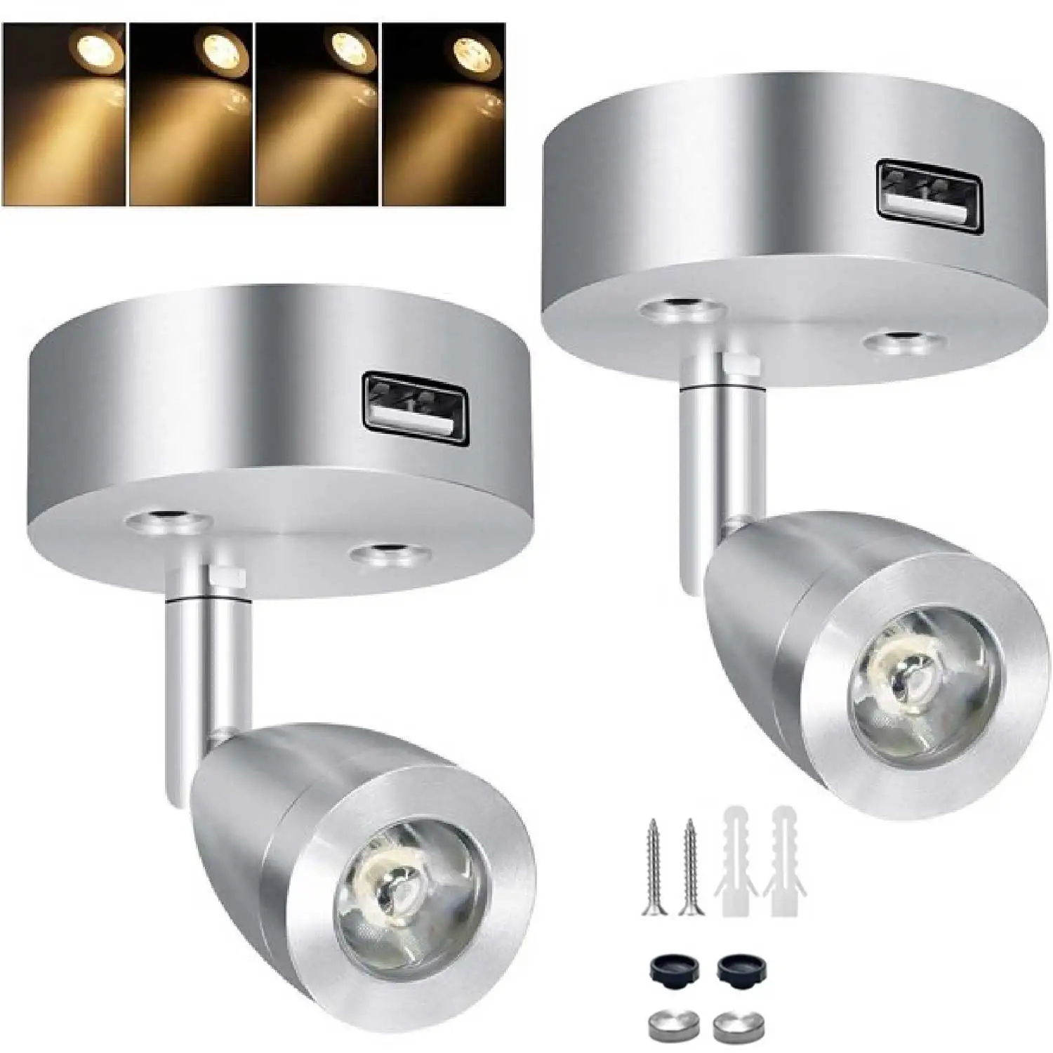 2pcs 12V RV Boat LED Reading Light Interior Wall Lamp Spot Light 6000K For Caravan Camper Van Boat Trailer Decoration
2pcs 12V RV Boat LED Reading Light Interior Wall Lamp Spot Light 6000K For Caravan Camper Van Boat Trailer Decoration
