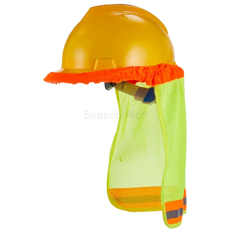 Safety Hard Hat Helmet Neck Cover Sun Protector Reflective Stripe Neon High Visibility Elastic Breathable Mesh Shield
Safety Hard Hat Helmet Neck Cover Sun Protector Reflective Stripe Neon High Visibility Elastic Breathable Mesh Shield