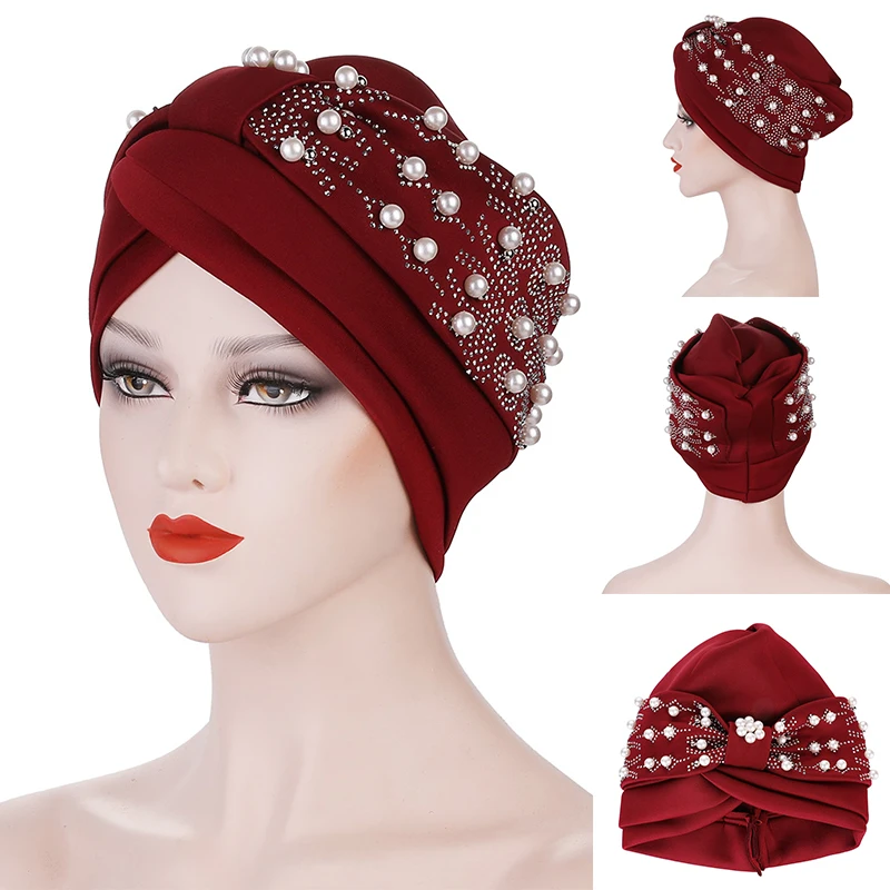 2023 New Beading Velvet Turban Hat For Women Muslim Headscarf Ladies Nail Pearl Hijab Bonnet Islamic Head Wraps African Turbans
2023 New Beading Velvet Turban Hat For Women Muslim Headscarf Ladies Nail Pearl Hijab Bonnet Islamic Head Wraps African Turbans