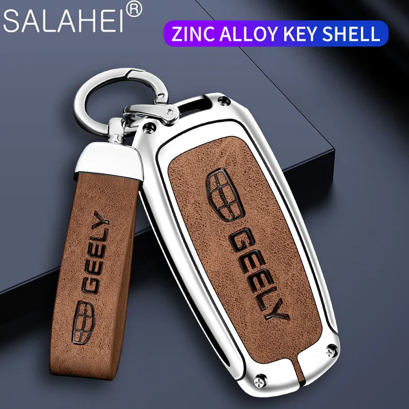 Zinc Alloy Car Remote Key Case Cover Shell Fob For Geely Atlas Boyue NL3 EX7 SUV GT GC9 Emgrand X7 Borui Keychain Accessories
Zinc Alloy Car Remote Key Case Cover Shell Fob For Geely Atlas Boyue NL3 EX7 SUV GT GC9 Emgrand X7 Borui Keychain Accessories