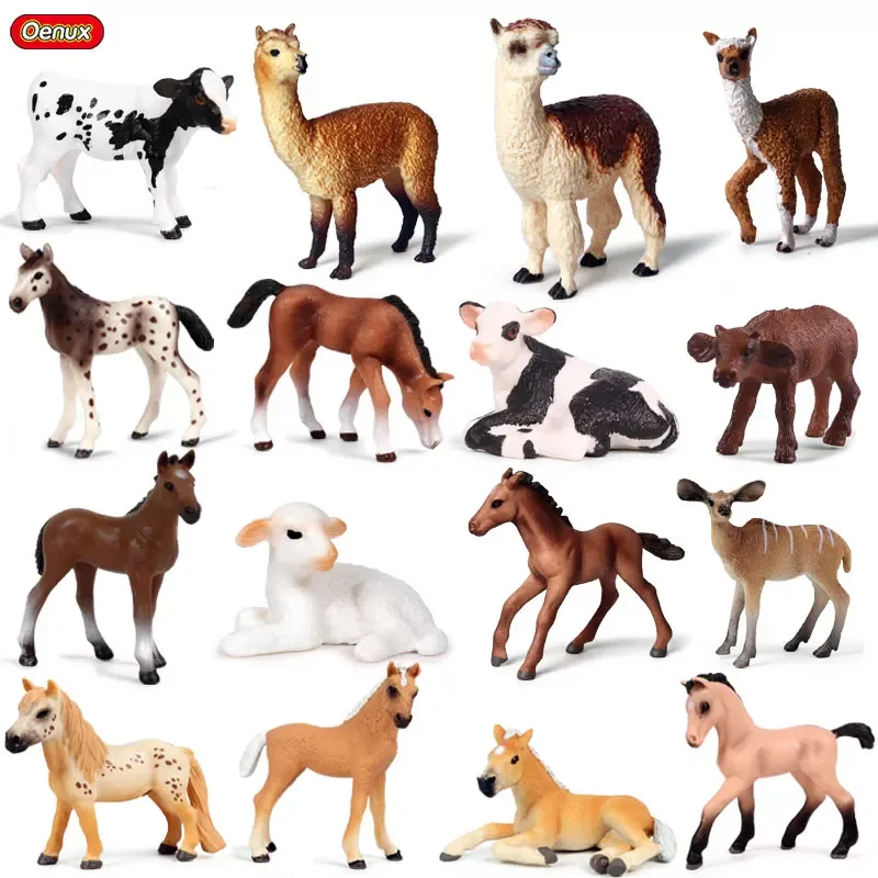 Farm Animals Simulation Cute Model Action Figure Alpaca Cow Horse Figurines Sheep Goat Miniature Educational Toy For Kid
Farm Animals Simulation Cute Model Action Figure Alpaca Cow Horse Figurines Sheep Goat Miniature Educational Toy For Kid
