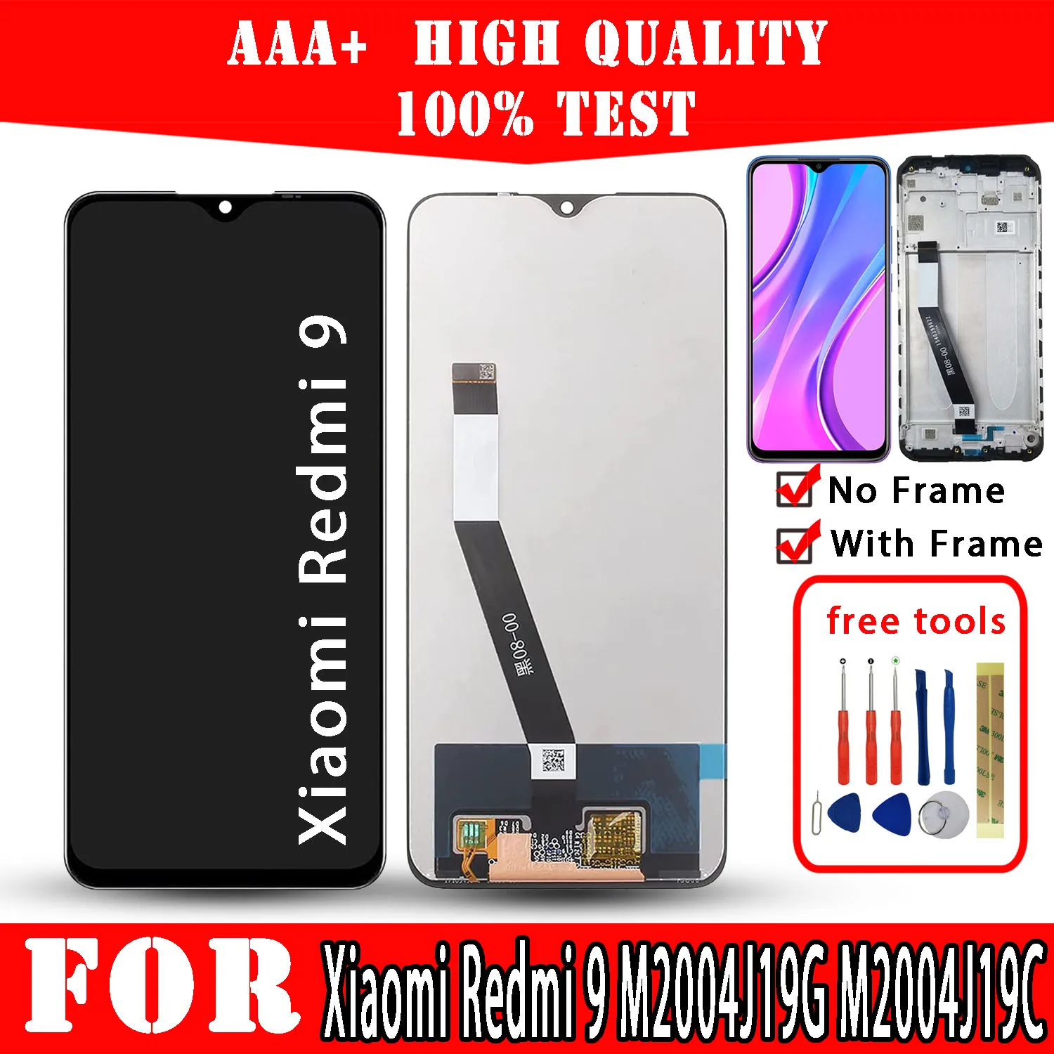 Original LCD For Xiaomi Redmi 9 M2004J19G M2004J19C Display Premium Quality Touch Screen Replacement Parts Mobile Phones Repair 
Original LCD For Xiaomi Redmi 9 M2004J19G M2004J19C Display Premium Quality Touch Screen Replacement Parts Mobile Phones Repair