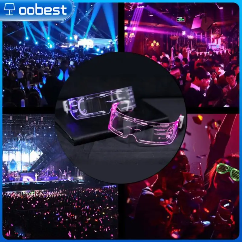 LED Luminous Glasses LED Glasses EL Wire Neon Light Up Visor Eyeglasses Bar Party EyeWare For Halloween Christmas Parties
LED Luminous Glasses LED Glasses EL Wire Neon Light Up Visor Eyeglasses Bar Party EyeWare For Halloween Christmas Parties
