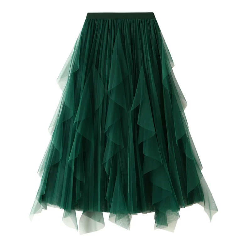 2023 Fashion Tutu Tulle Skirt Women Long Maxi Skirt Spring Summer Korean Black Pink High Waist Pleated Skirt Female New
2023 Fashion Tutu Tulle Skirt Women Long Maxi Skirt Spring Summer Korean Black Pink High Waist Pleated Skirt Female New