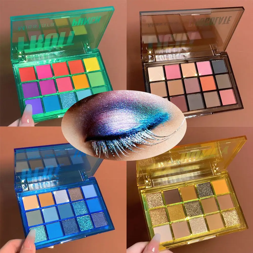 Matellic Nude Cosmetic Eye Makeup Waterproof 15-color Eyeshadow Neon Palette Matte Shades Party Eyeshadow Pallete
Matellic Nude Cosmetic Eye Makeup Waterproof 15-color Eyeshadow Neon Palette Matte Shades Party Eyeshadow Pallete