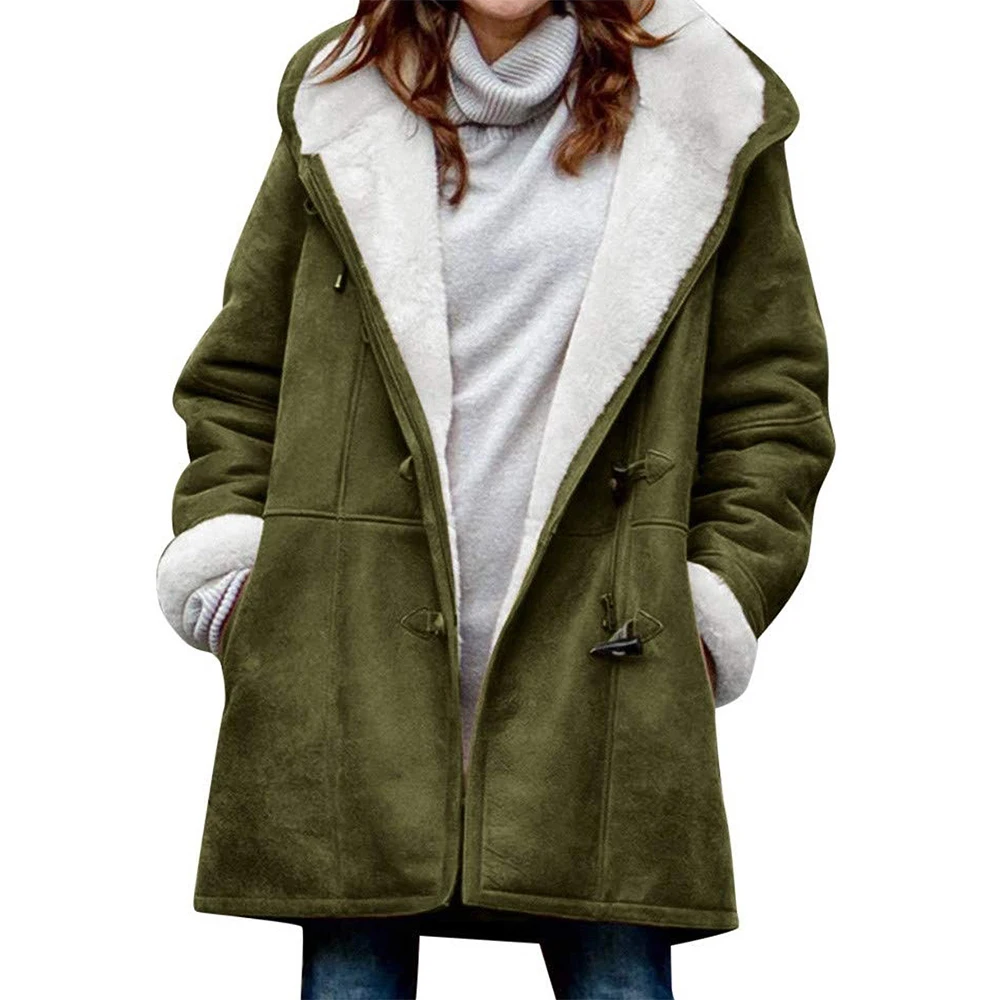 Jacket Womens Coat Cocktail Hooded Hoodies Ladies Lined Long Sleeve L~3XL Outdoor Outwear Overcoat Solid Color
Jacket Womens Coat Cocktail Hooded Hoodies Ladies Lined Long Sleeve L~3XL Outdoor Outwear Overcoat Solid Color