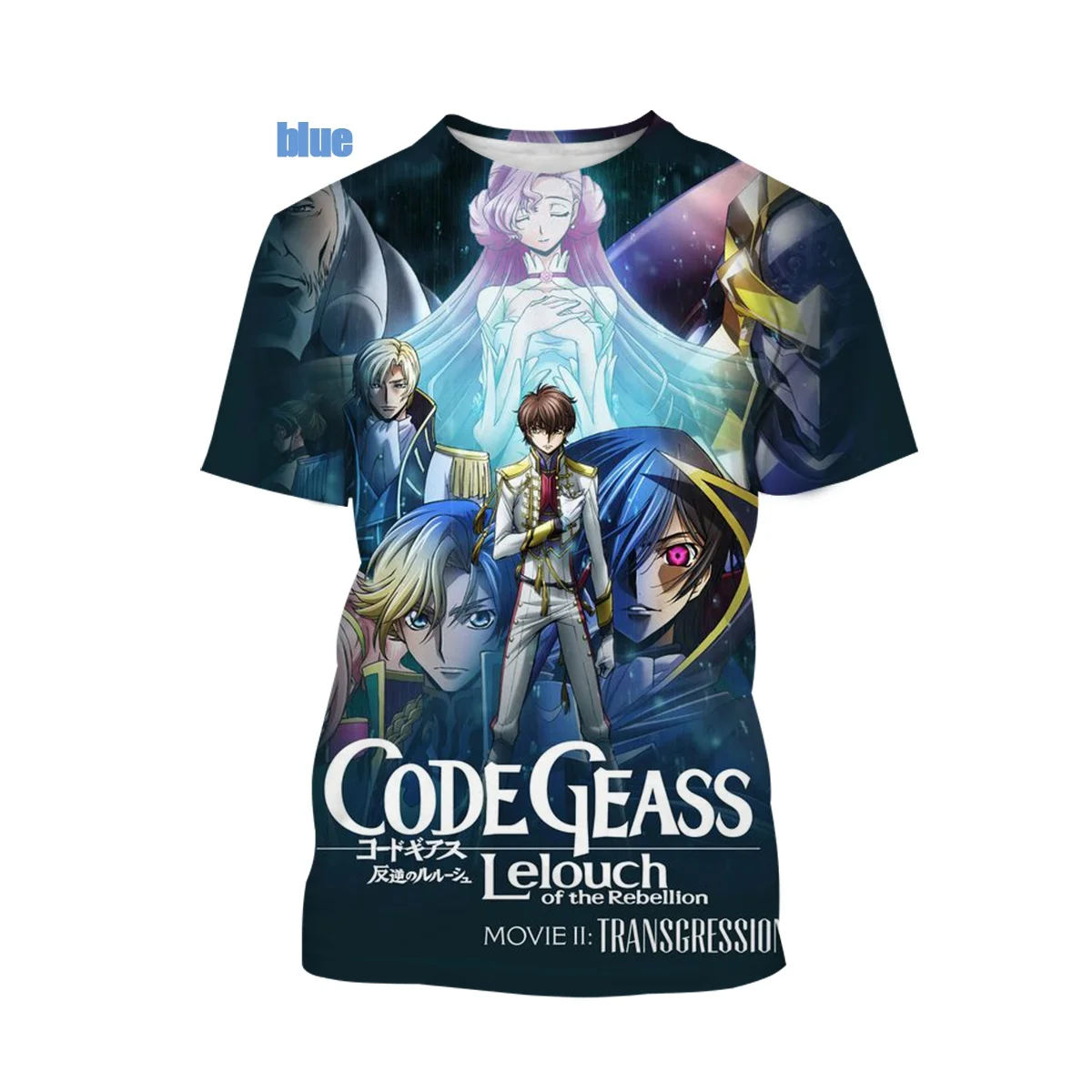 New Fashion 3D Stereo Printing Japan Anime CODEs GEASS Men/women Anime Printed T-shirts Harajuku T shirts
New Fashion 3D Stereo Printing Japan Anime CODEs GEASS Men/women Anime Printed T-shirts Harajuku T shirts