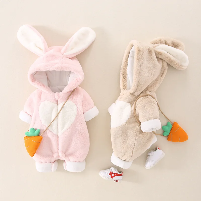 Autumn and Winter Hood Thickened Girl Baby Romper Full Moon Princess Jumpsuit Fleece Baby Romper
Autumn and Winter Hood Thickened Girl Baby Romper Full Moon Princess Jumpsuit Fleece Baby Romper