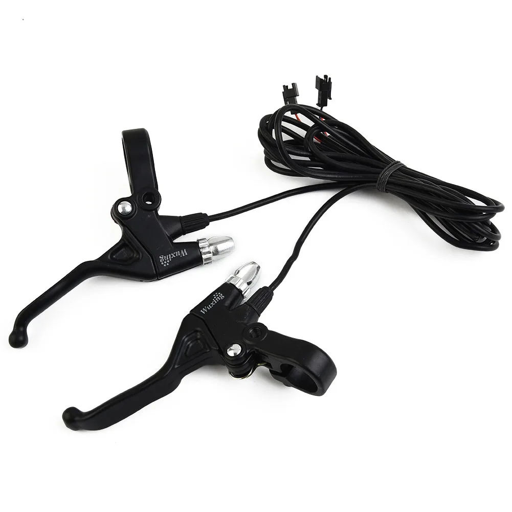 E-bike Brake Lever Electric Bicycle JST-SM 2-pin Male 1 Pair Aluminum Black Components Cycling Hot New Practical Durable
E-bike Brake Lever Electric Bicycle JST-SM 2-pin Male 1 Pair Aluminum Black Components Cycling Hot New Practical Durable