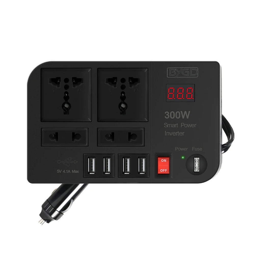 Автомобильный преобразователь напряжения 12-220 В, 4usb-порта, зарядное устройство, конвертер со светодиодным дисплеем для зарядки бортовых эле...
Автомобильный преобразователь напряжения 12-220 В, 4usb-порта, зарядное устройство, конвертер со светодиодным дисплеем для зарядки бортовых эле...