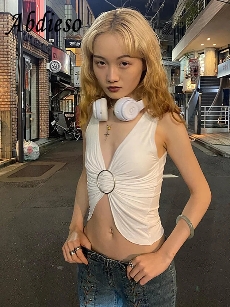 Abdieso Y2K Summer Ruched Sleeveless Crop Top Women White 2022 Hollow Out Basic Tank Tops Sexy Streetwear Fashion Festival
Abdieso Y2K Summer Ruched Sleeveless Crop Top Women White 2022 Hollow Out Basic Tank Tops Sexy Streetwear Fashion Festival