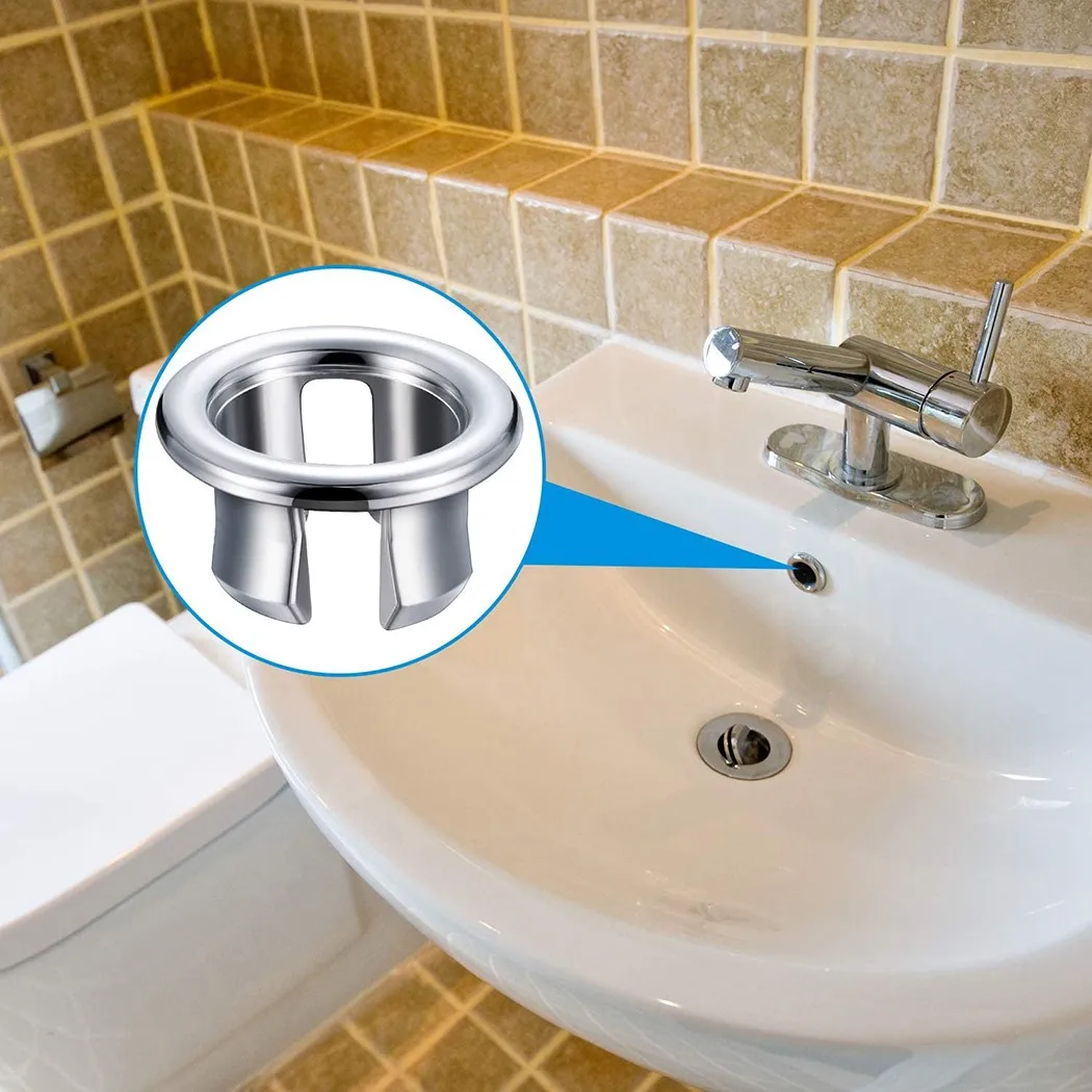 4pcs Sink Overflow Ring Overflow Hole Cover Decorative Cover Water Blocking Cover Washbasin Sink Bathtub Corrosion-resistant
4pcs Sink Overflow Ring Overflow Hole Cover Decorative Cover Water Blocking Cover Washbasin Sink Bathtub Corrosion-resistant