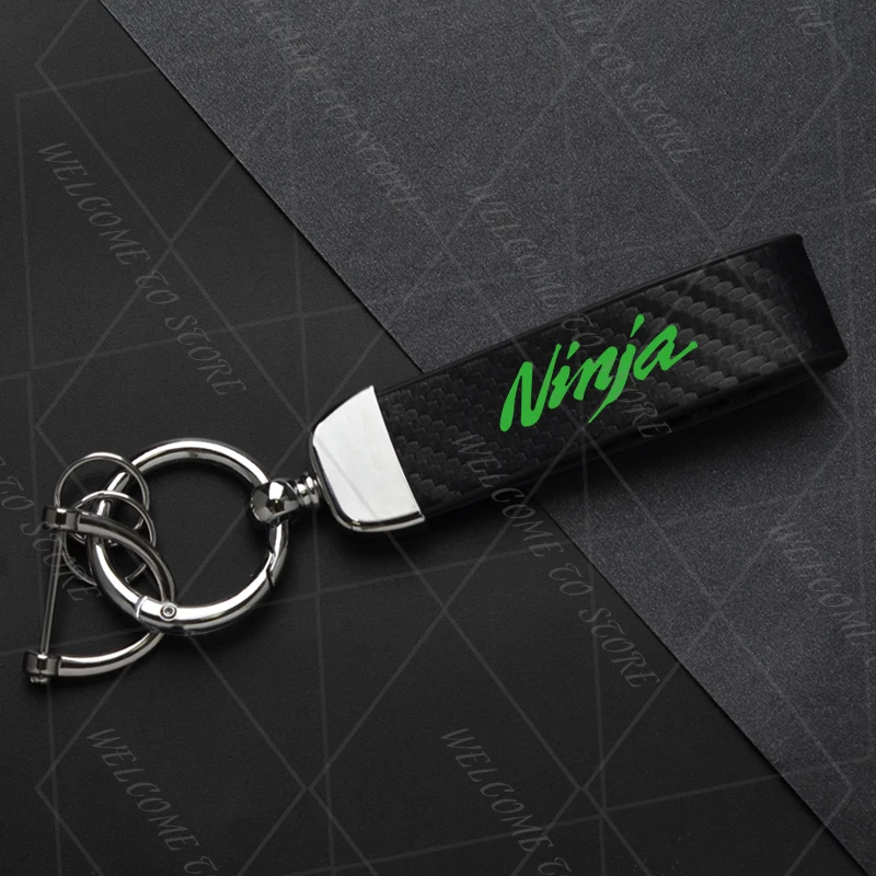 2025 For Kawasaki Ninja LOGO 400 500 650 1000 ZX-14R Woman Men Carbon Leather Keyring Motorcycle Keychain Key Chain Accessories
2025 For Kawasaki Ninja LOGO 400 500 650 1000 ZX-14R Woman Men Carbon Leather Keyring Motorcycle Keychain Key Chain Accessories