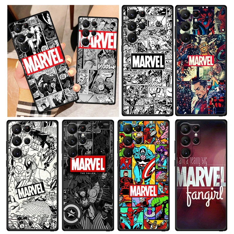 Marvel Comics Logo Phone Case For Samsung Galaxy S23 S22 S21 S20 FE S10 S10E S9 Plus Ultra Pro Lite 5G Black FUnda
Marvel Comics Logo Phone Case For Samsung Galaxy S23 S22 S21 S20 FE S10 S10E S9 Plus Ultra Pro Lite 5G Black FUnda