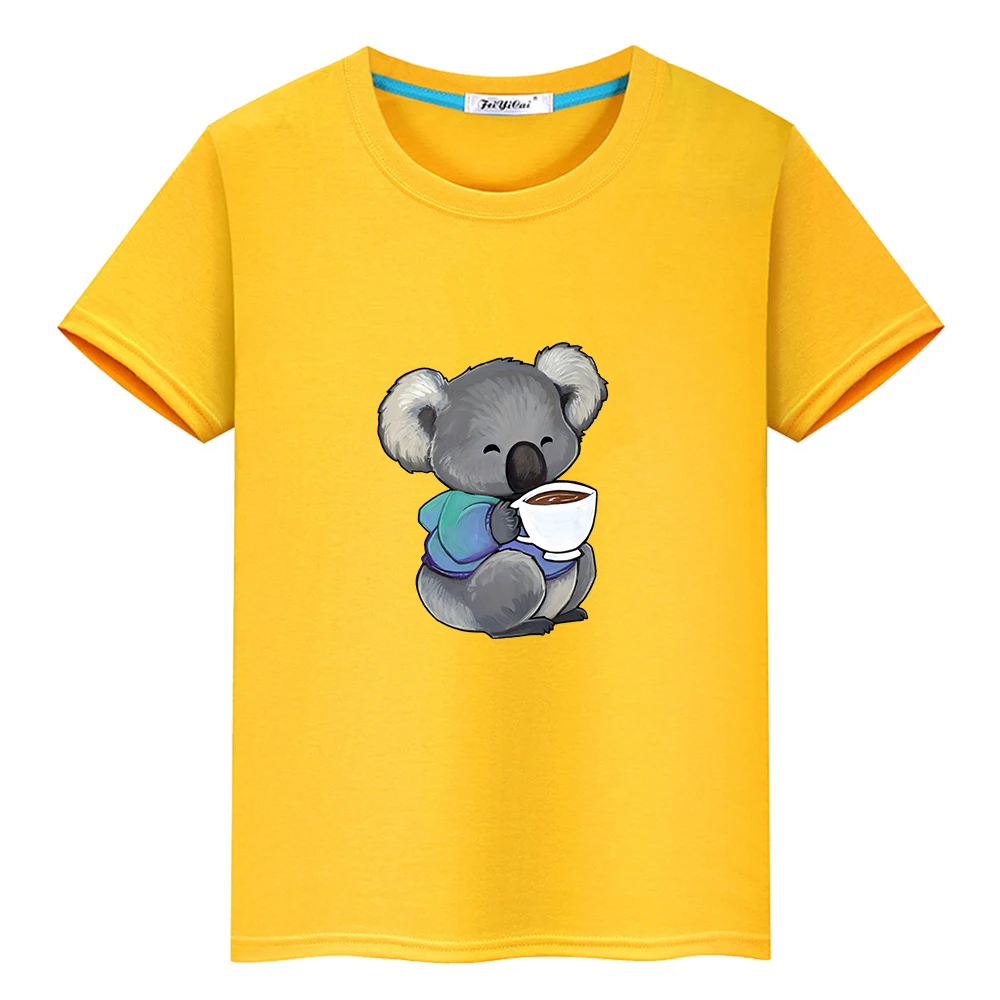 Australia Koala Animal Cute T-shirt Casual Summer 100% Cotton Tee-shirt Kawaii Cartoon Printing Children Tshirt Boys/Girls Soft
Australia Koala Animal Cute T-shirt Casual Summer 100% Cotton Tee-shirt Kawaii Cartoon Printing Children Tshirt Boys/Girls Soft