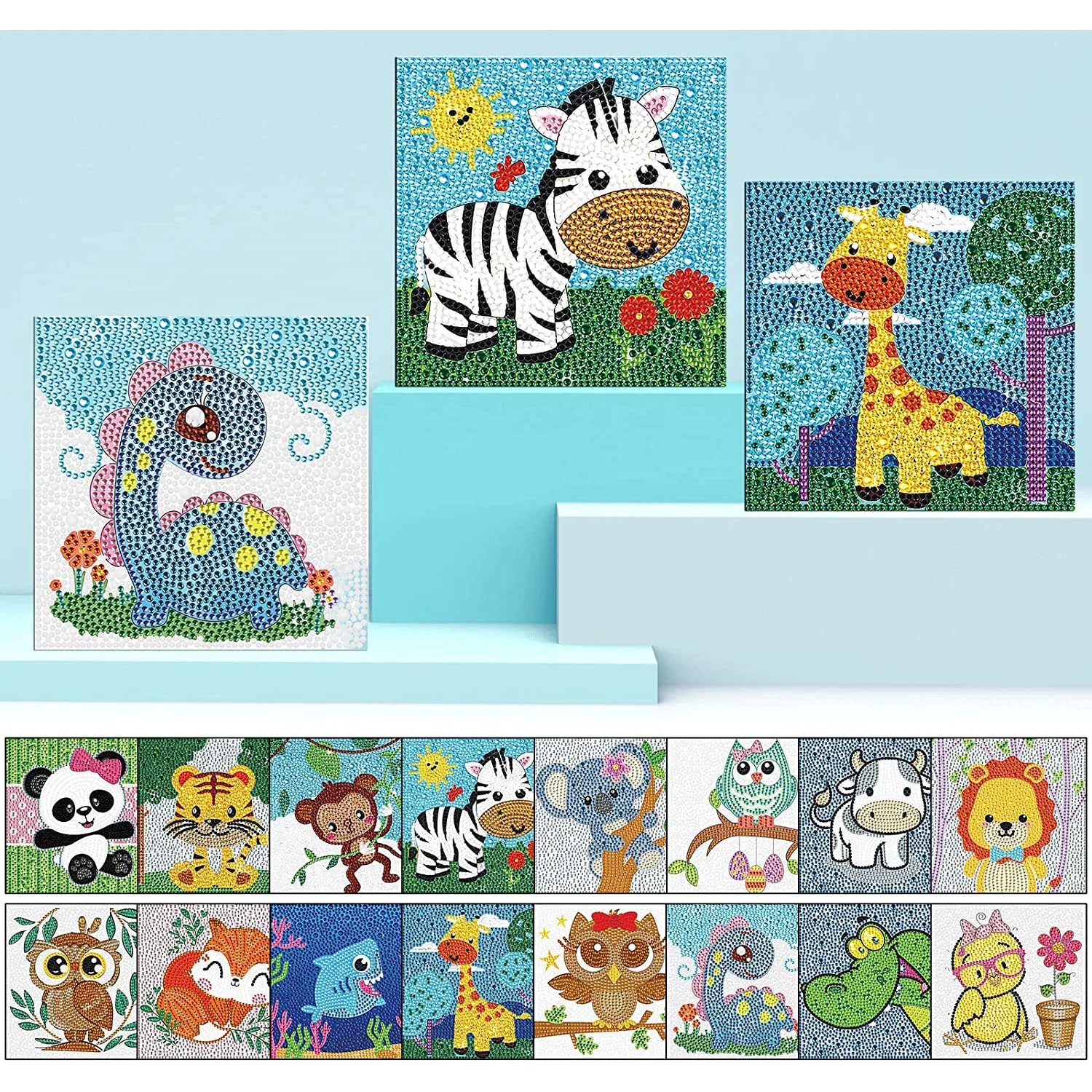 Diamond Painting for Kids Beginner Gem Art Kits Ages 8-12 Paint by Number Holiday Crafts Supplies Gifts for Girls Boys(No frame)
Diamond Painting for Kids Beginner Gem Art Kits Ages 8-12 Paint by Number Holiday Crafts Supplies Gifts for Girls Boys(No frame)