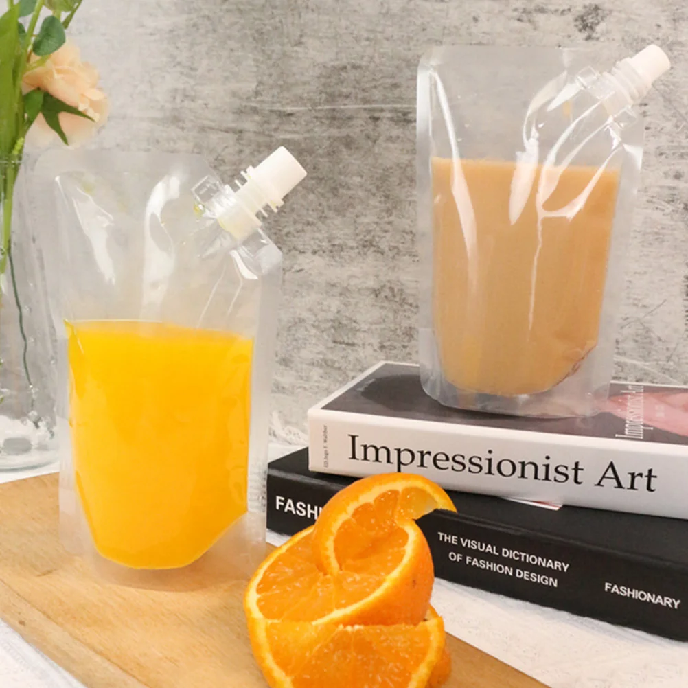 Beverage Drink Pouches Flasks Ice Drinking Flask Pouch Reusable Container Smoothie Refillable Sneak Cruise Travel Straw Out Take
Beverage Drink Pouches Flasks Ice Drinking Flask Pouch Reusable Container Smoothie Refillable Sneak Cruise Travel Straw Out Take