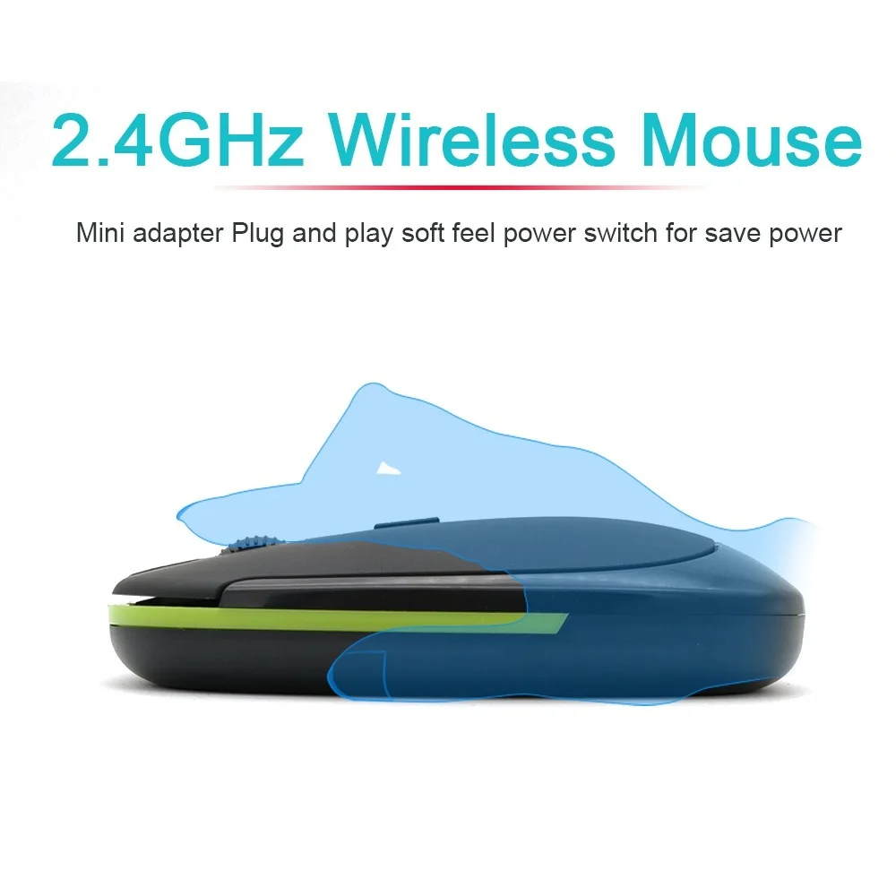 FOR Ultra-thin Wireless Optical Gaming Mouse 2.4G Portable Mice With USB Receiver For Laptop Notebook PC
FOR Ultra-thin Wireless Optical Gaming Mouse 2.4G Portable Mice With USB Receiver For Laptop Notebook PC