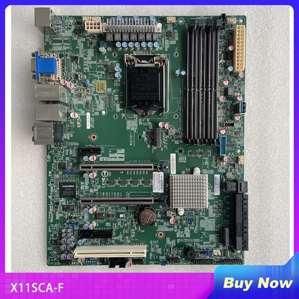 

X11SCA-F For Supermicro Workstation Motherboard 8th/9th Gen Core i3/i5/i7/i9 Xeon E-2100/E-2200 Series DDR4 PCI-E 3.0 LGA-1151