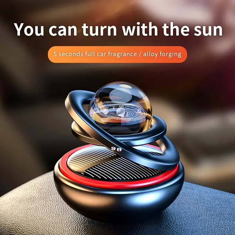 Rotating Solar Shape Car Aromatherapy Car Solid Perfume Air Freshener Air Purifier Car Interior Decoration Accessories
Rotating Solar Shape Car Aromatherapy Car Solid Perfume Air Freshener Air Purifier Car Interior Decoration Accessories