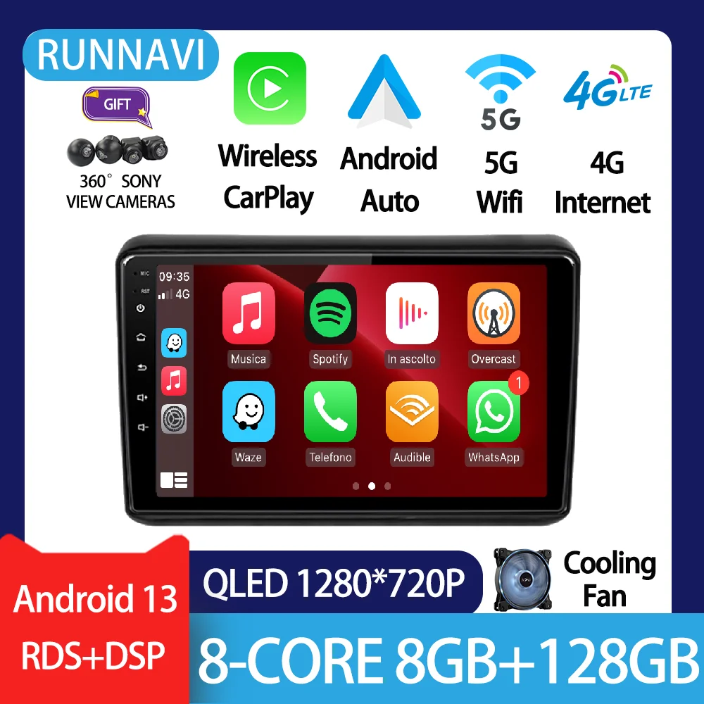 Android 13 для Honda XRV 2015 - 2019 автомобильное радио, стерео, мультимедийный видеоплеер, навигация GPS, беспроводной Carplay RDS QLED Авто DSP
Android 13 для Honda XRV 2015 - 2019 автомобильное радио, стерео, мультимедийный видеоплеер, навигация GPS, беспроводной Carplay RDS QLED Авто DSP