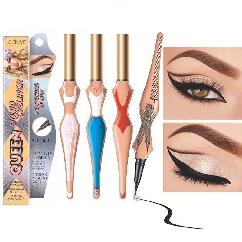 Sexy Women Figure Bottle Black Eyeliner Waterproof Smooth Liquid Eye Liner Pencil Sexy Cat Eyes Professional Makeup for Women
Sexy Women Figure Bottle Black Eyeliner Waterproof Smooth Liquid Eye Liner Pencil Sexy Cat Eyes Professional Makeup for Women
