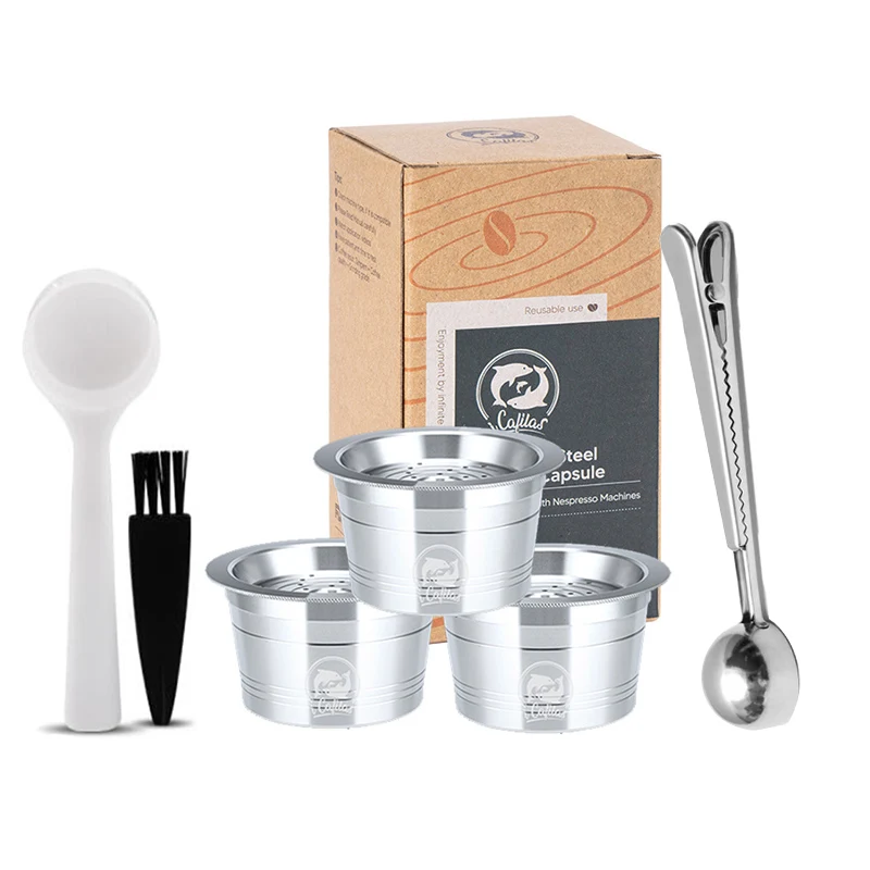 Многоразовые фильтры для кофе Cafilas из нержавеющей стали 
Многоразовые фильтры для кофе Cafilas из нержавеющей стали