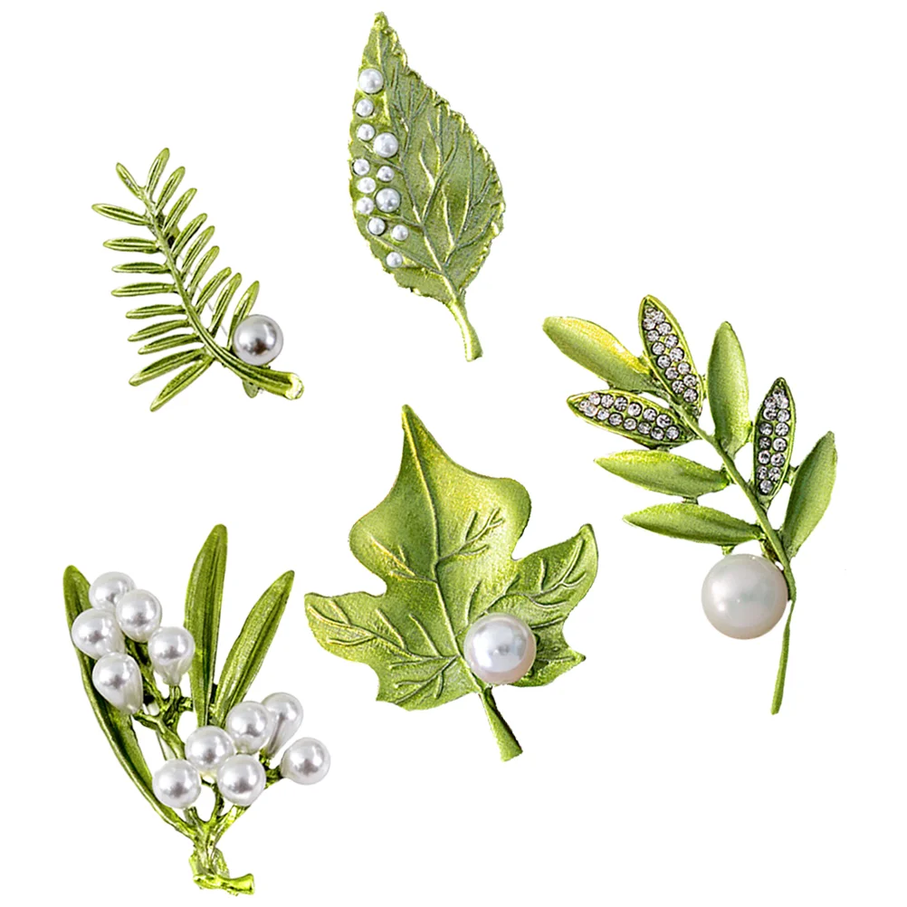 5 Pcs Hat Brooch Pin Pearl Women Decor Brooches Shawl Clothes Lapel Leaves Leaf
5 Pcs Hat Brooch Pin Pearl Women Decor Brooches Shawl Clothes Lapel Leaves Leaf