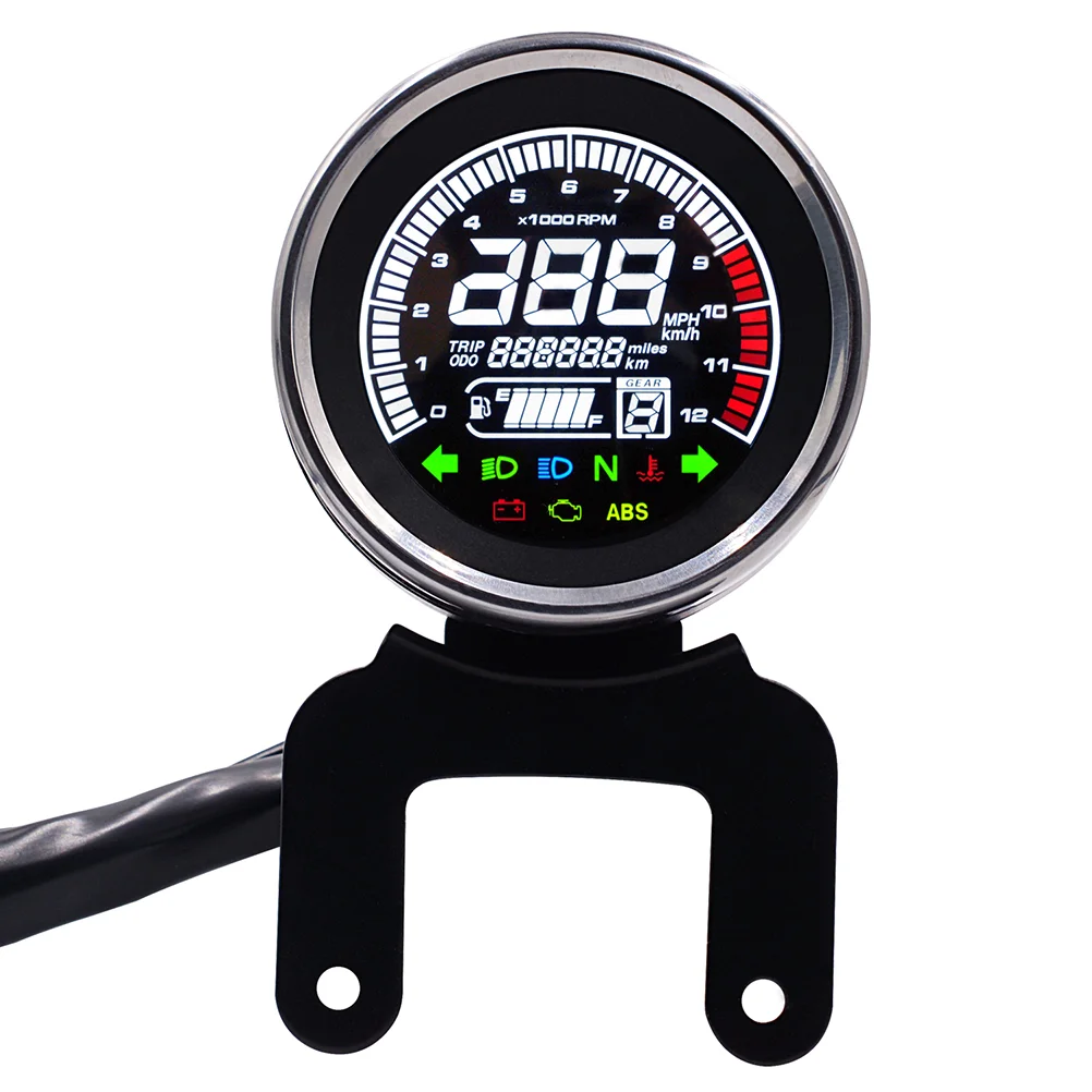 12 V Motorcycle Meter Multi-function LCD Display Tachometer Mileage Public Switch
12 V Motorcycle Meter Multi-function LCD Display Tachometer Mileage Public Switch