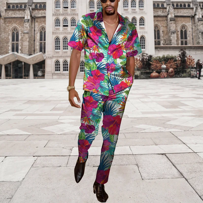 2022 New Men's Personalized Shirt + Large Casual Pants Street Style Travel Home Two-Piece Set
2022 New Men's Personalized Shirt + Large Casual Pants Street Style Travel Home Two-Piece Set